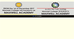 Desktop Screenshot of maxwell.edu.my