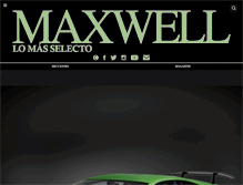 Tablet Screenshot of maxwell.com.mx